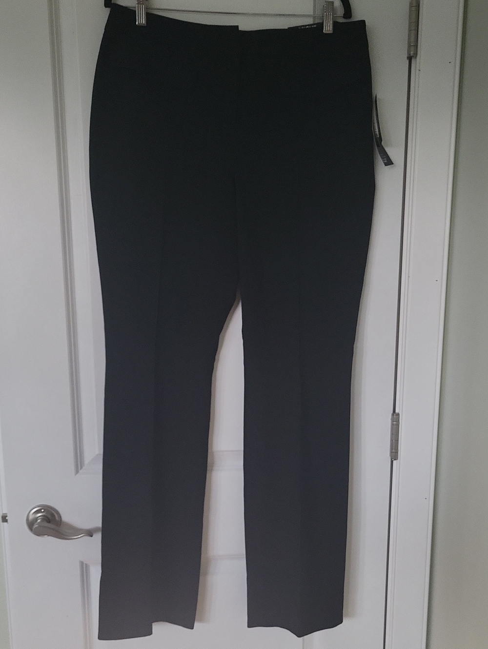 Suzy Shier Black Straight-Leg Dress Pants